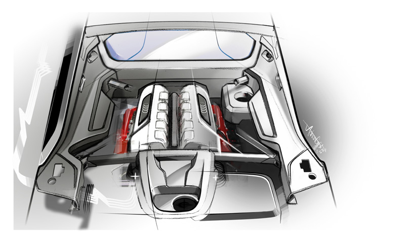 AUDI R8 V10, R8 V10 plus, R8 electric e-tron and motorsport R8 LMS 2015